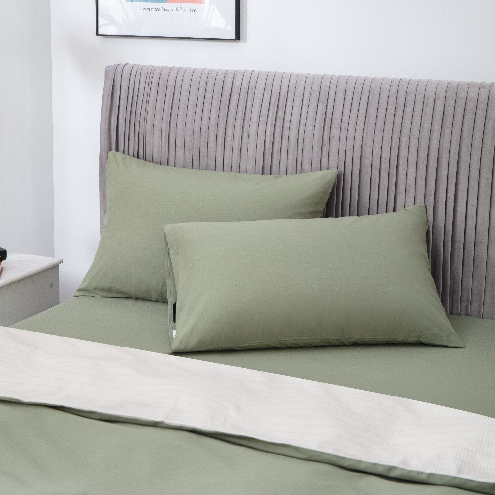Conductive Pillow Case EMF Protection 50*75CM(20"x30") Silver Conductive with Grounding Connection Cord Organic Cotton earth