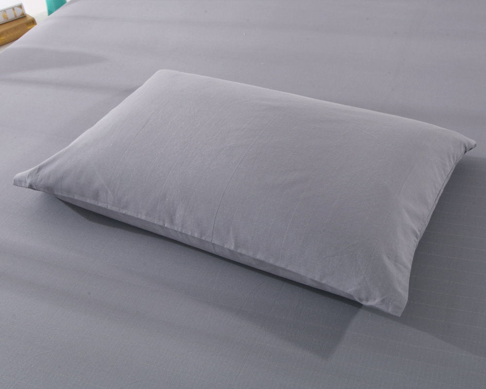 Conductive Pillow Case EMF Protection 50*75CM(20"x30") Silver Conductive with Grounding Connection Cord Organic Cotton earth