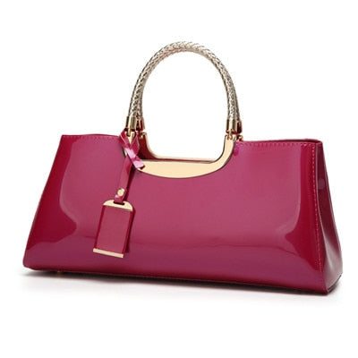 High Quality Patent Leather Women Bag Travel Shoulder bag for women 2020 Tote Italian Leather Handbags Sac A Main bolsa feminina