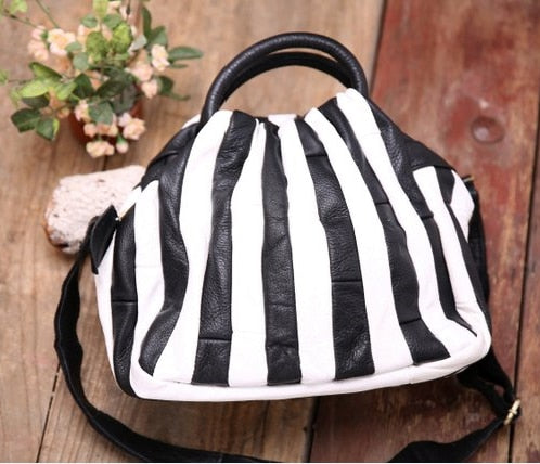Arliwwi Designer 100% Genuine Leather Tote Shoulder Bags Female Vintage Women's Real Cow Leather Messenger Handbags GJ01