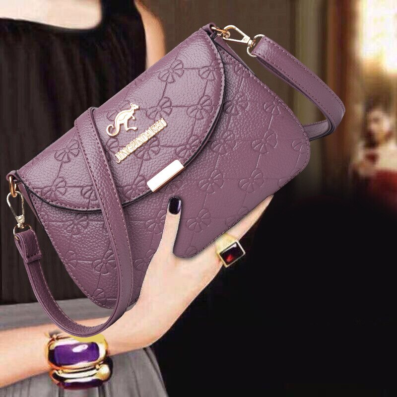 Women Bag New Fashion Shoulder Crossbody Mobile Phone Trendy Small Purse Crossbody Lady Cute Side Purse Mobile Phone Bag