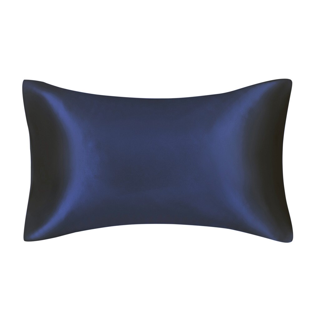 Solid High Quality Silky Satin Skin Care Pillowcase Hair Anti Pillow Case Queen King Full Size Pillow Cover For Sleep