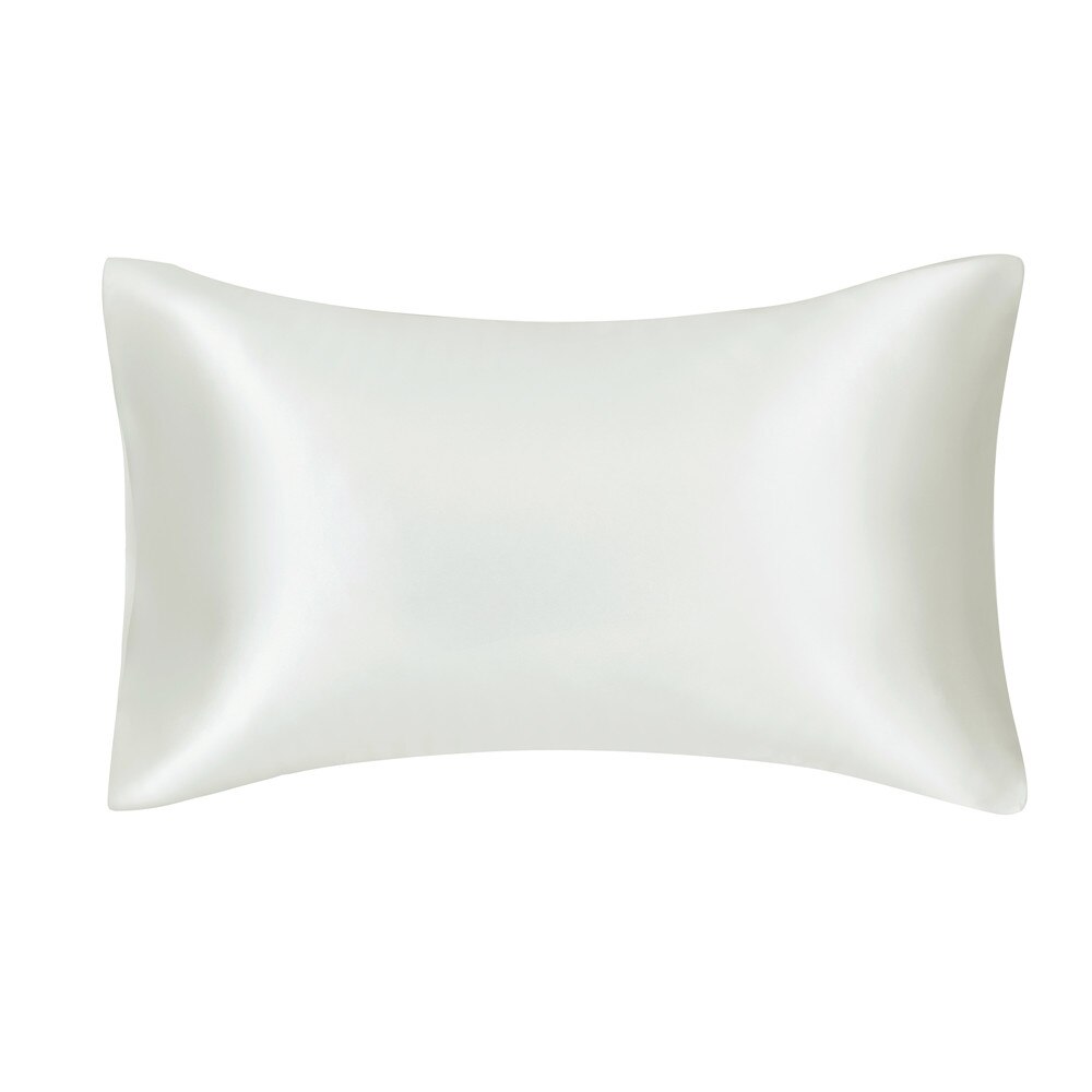 Solid High Quality Silky Satin Skin Care Pillowcase Hair Anti Pillow Case Queen King Full Size Pillow Cover For Sleep