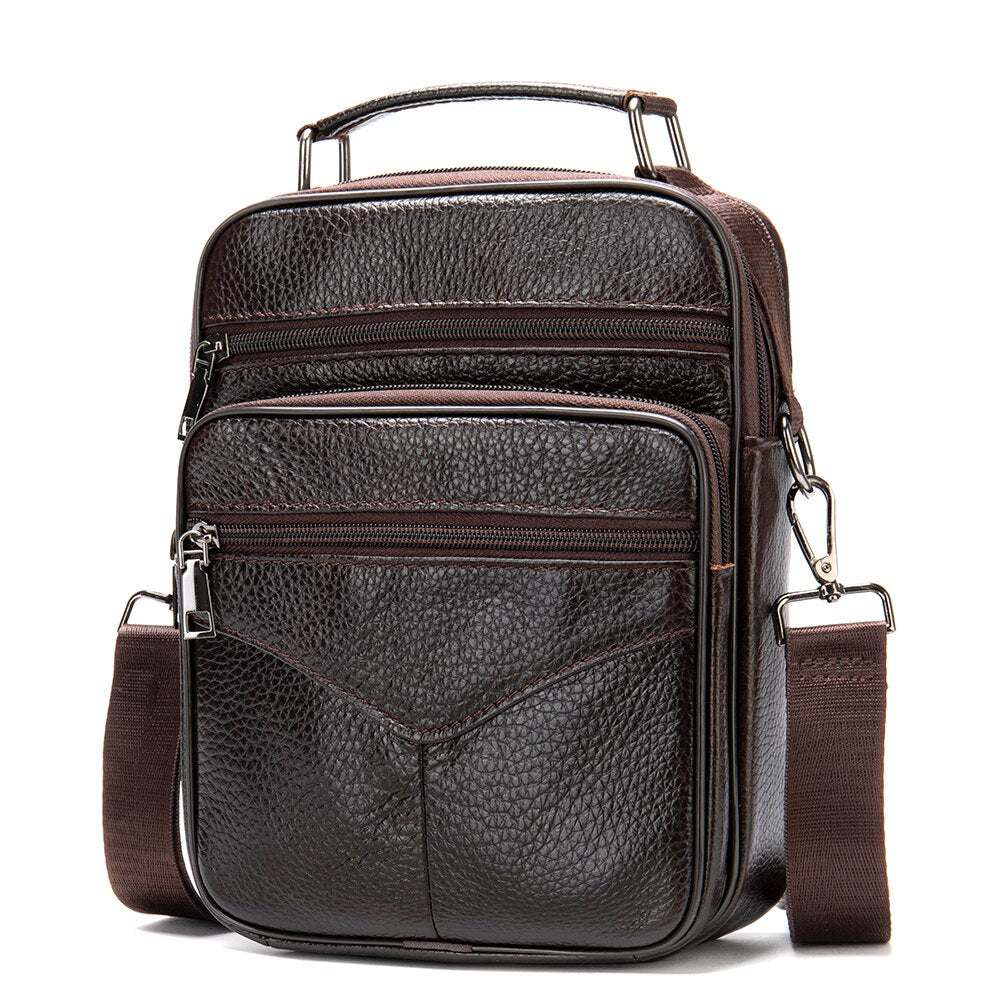 WESTAL Bag Men Leather Men's Shoulder Bags Over The Shoulder Man Messenger Crossbody Bags for Men for Camera ipad Handbags 7457