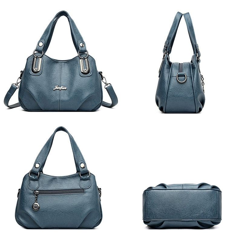 2021 New Brand Soft Leather Messenger Bag Luxury Handbag Women Bags Designer Handbags High Quailty Shoulder Bags Tote Sac A Main