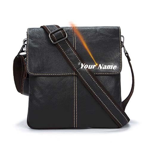 MVA Men's Shoulder Bag for Men Designer Bags Men's Genuine Leather Male Messenger Crossbody Bags Over The Shoulder Handbags 8006