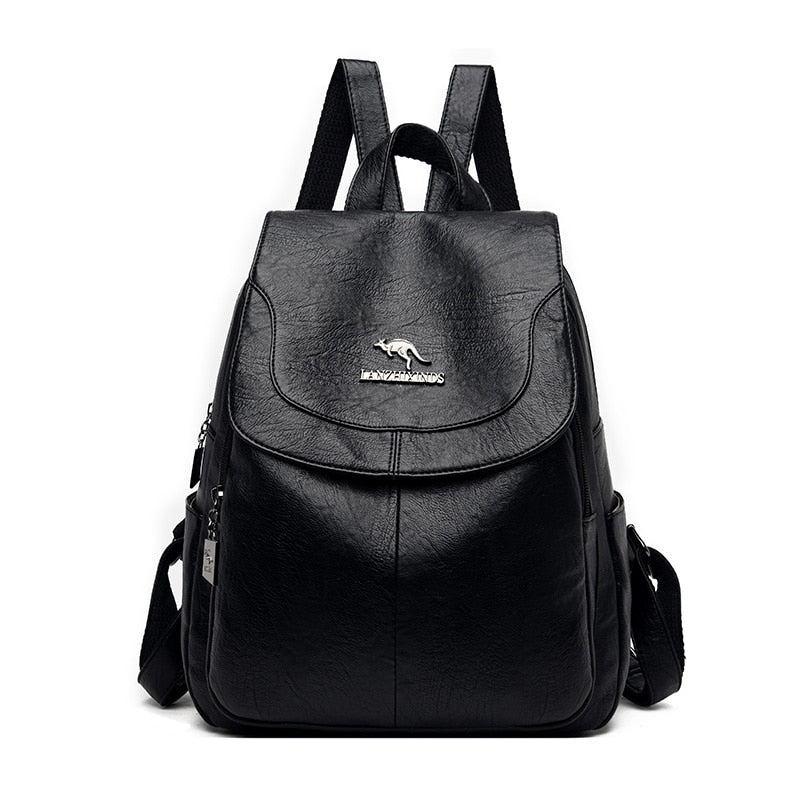 2021 Bagpack Women Leather Backpack Designer Shoulder Bags For Women BackPack School Bags For Teenage Girls Mochila Feminina