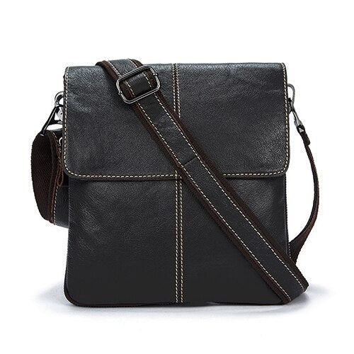 MVA Men's Shoulder Bag for Men Designer Bags Men's Genuine Leather Male Messenger Crossbody Bags Over The Shoulder Handbags 8006