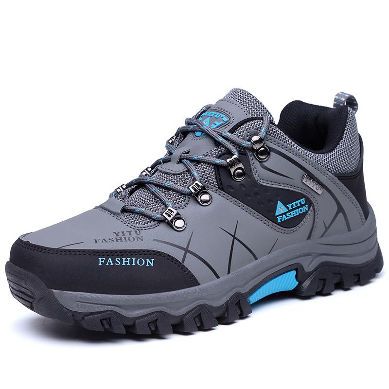 New Classics Men Casual Shoes Outdoor Fashion Sneakers Lace Up Men Flats Split Leather Men Loafers Men's shoes Big Size: 39-47