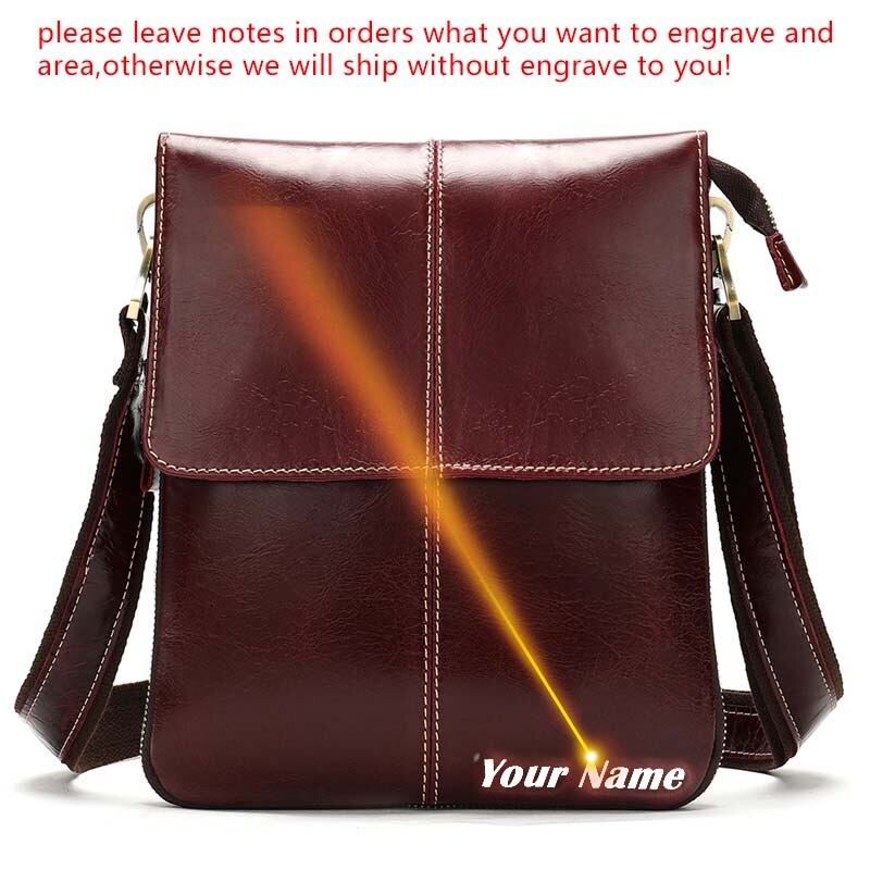 MVA Men's Shoulder Bag for Men Designer Bags Men's Genuine Leather Male Messenger Crossbody Bags Over The Shoulder Handbags 8006