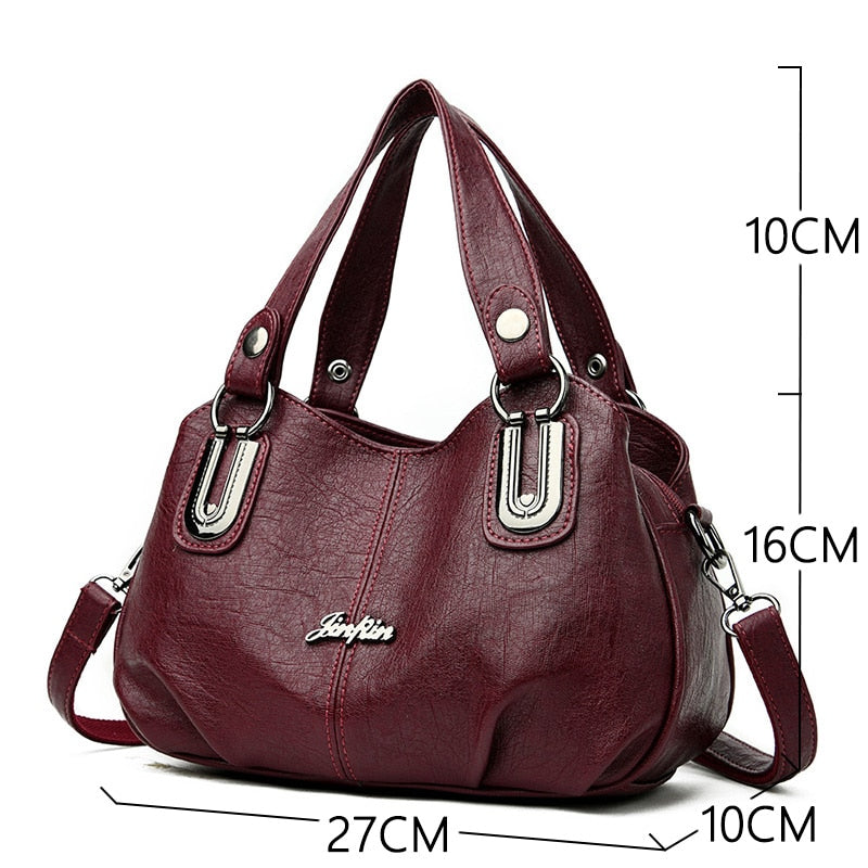 2021 New Brand Soft Leather Messenger Bag Luxury Handbag Women Bags Designer Handbags High Quailty Shoulder Bags Tote Sac A Main