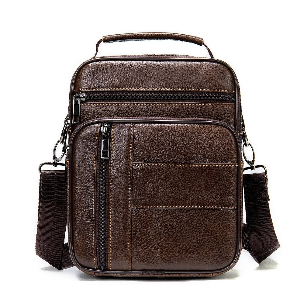 WESTAL Bag Men Leather Men's Shoulder Bags Over The Shoulder Man Messenger Crossbody Bags for Men for Camera ipad Handbags 7457