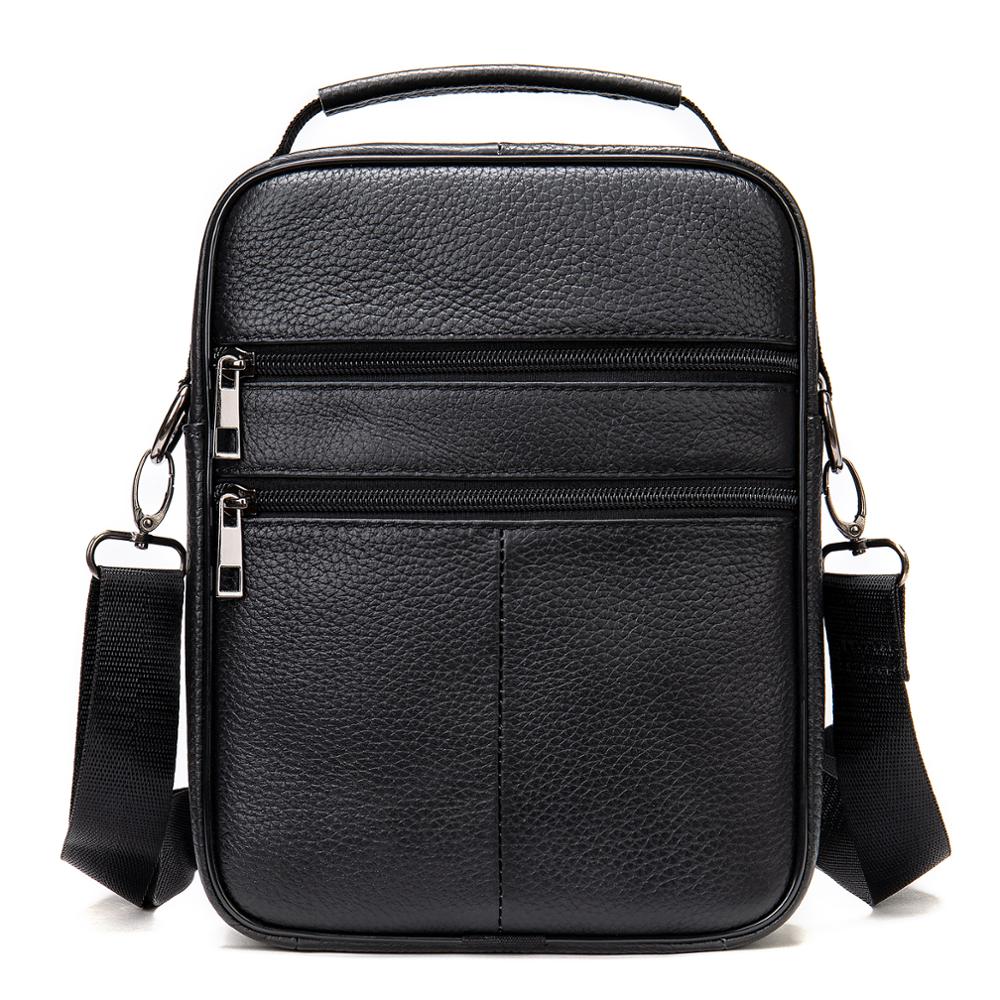WESTAL Bag Men Leather Men's Shoulder Bags Over The Shoulder Man Messenger Crossbody Bags for Men for Camera ipad Handbags 7457
