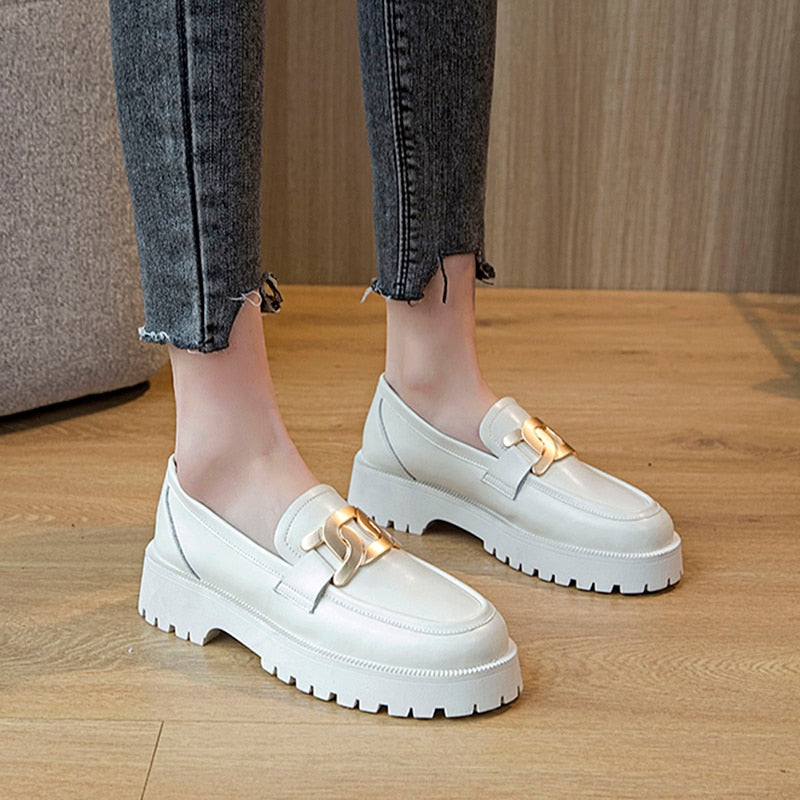 Luxury Designer Shoes Women's Loafers Pumps Elegant Medium Heel Women's Shoes 2022 Platform Sneakers Girls Wedges Large Size 42