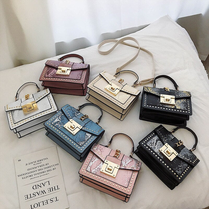 2022 Design Handbags Ladies Shoulder Women PU Leather Zip Lock Small Chains  Flap Bags