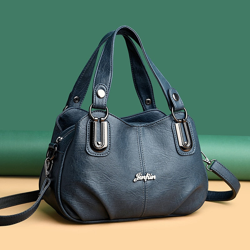 2021 New Brand Soft Leather Messenger Bag Luxury Handbag Women Bags Designer Handbags High Quailty Shoulder Bags Tote Sac A Main