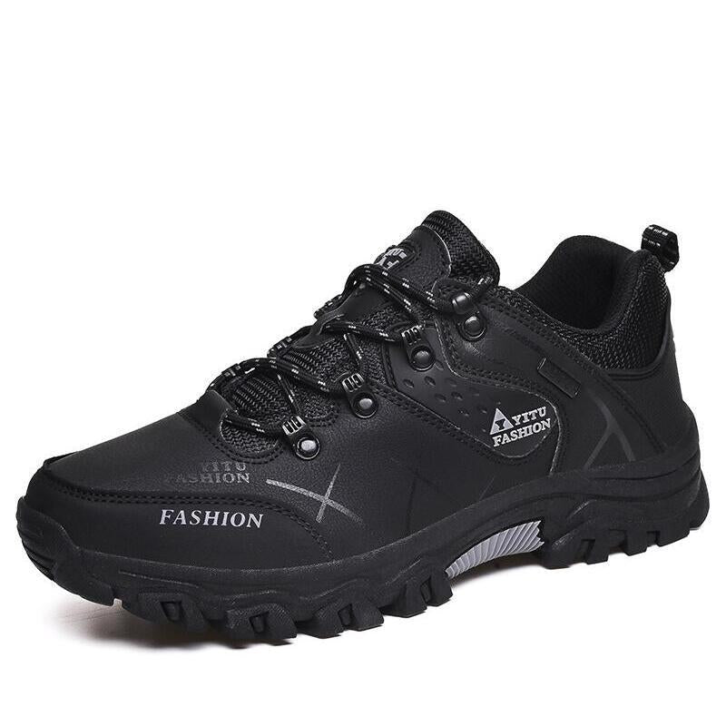 New Classics Men Casual Shoes Outdoor Fashion Sneakers Lace Up Men Flats Split Leather Men Loafers Men's shoes Big Size: 39-47