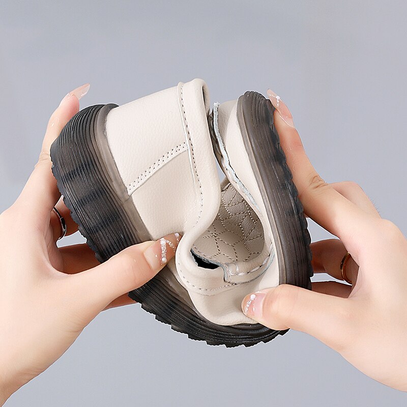 2022 New Women Flats Shoes Women Genuine Leather Shoes Woman Loafers Slip On Ballet Flats Ballerines Flats Walking Plus Size