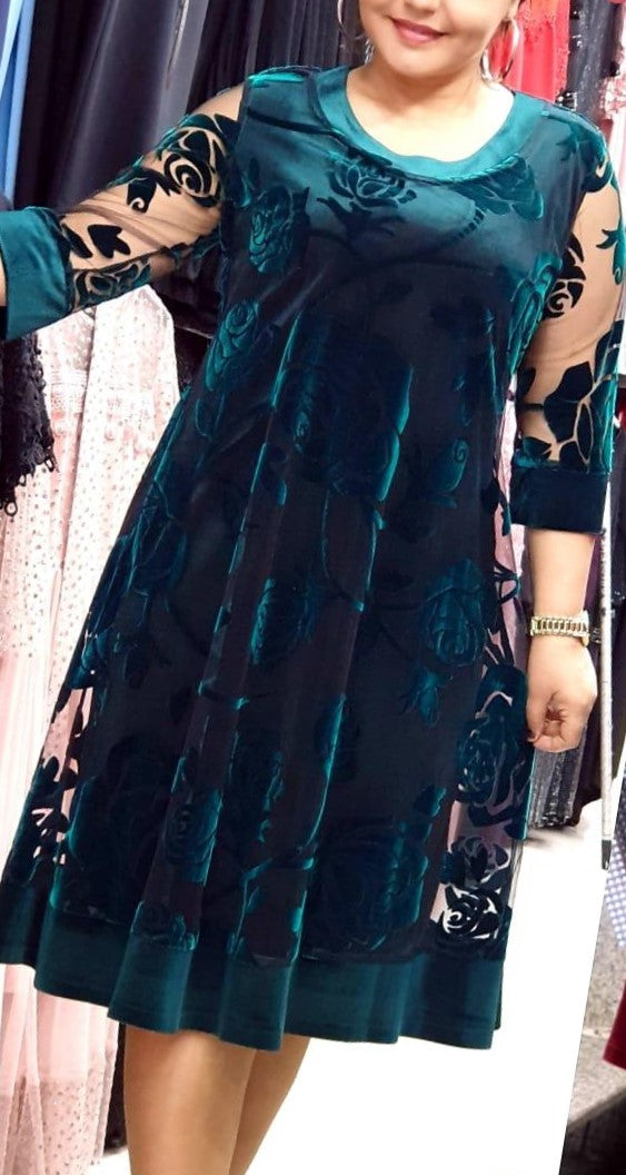 Jenny Floral Velvet