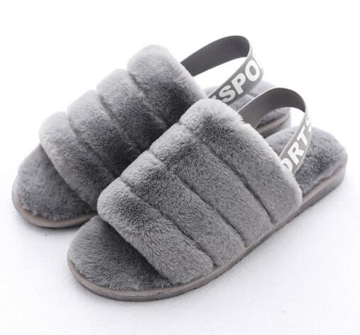 Fluffy Slippers Women Winter Shoes Fur Slipper Indoor Home Shoes Ladies Flat Sandals Pantoffels Dames Zapatos Mujer