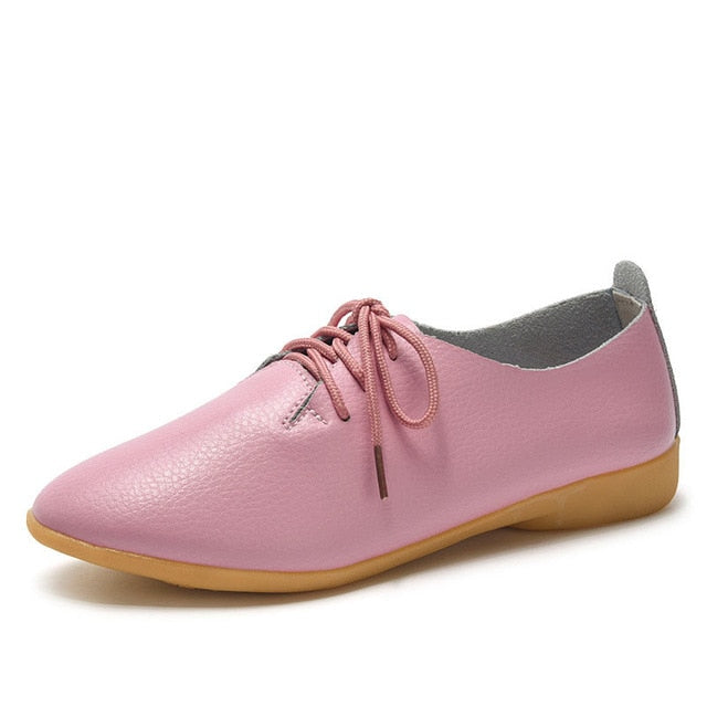 Women flats 2019 single oxford shoes fall women shoes flats leather mom solid color casual loafers shoes woman tenis feminino