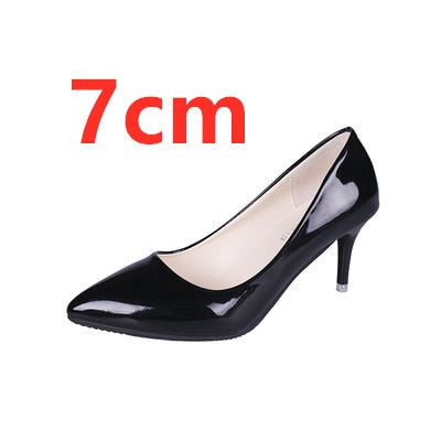 Cresfimix women casual suede 8cm high heels lady cute party high heel female office comfortable heel shoes