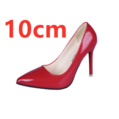 Cresfimix women casual suede 8cm high heels lady cute party high heel female office comfortable heel shoes