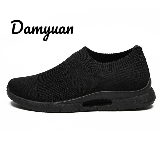 Damyuan 2019 Woman Shoes Sneakers Flats Sport Footwear Men Women Couple Shoes New Fashion Lovers Shoes Casual Lightweight Shoes