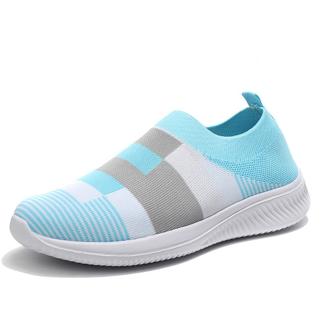 Women Vulcanized Shoes Fashion Winter Sneakers Ladies Casual Mesh Socks ShoesBasket Femme Slip-On Trianers Tenis Feminino 2020
