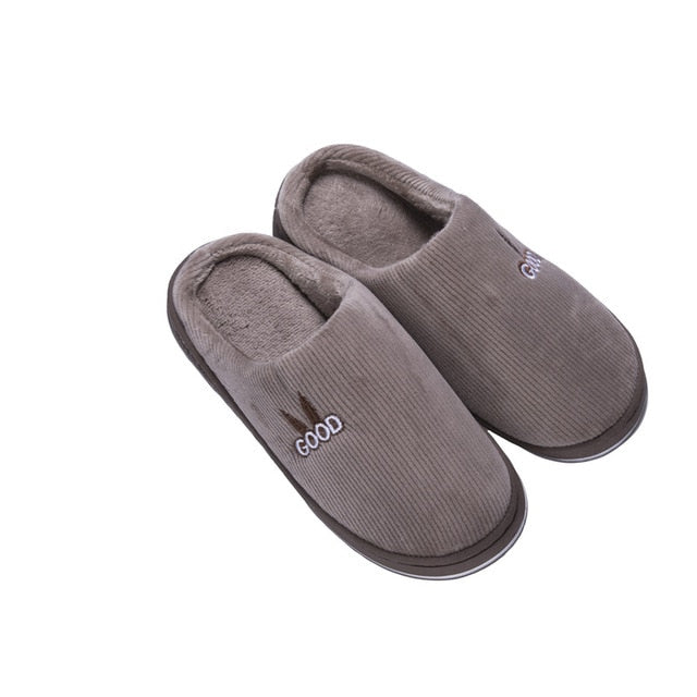 WFL Women Shoes Warm At Home Winter Slippers Soft Thick Non-slip Bottom House Slippers Indoors