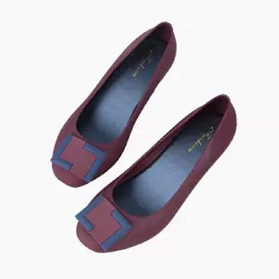 Cresfimix Zapatos De Mujer Women Cute Sweet Navy Blue Slip on Flat Shoes Ladies Classic Summer Jelly Comfort Beach Loafers