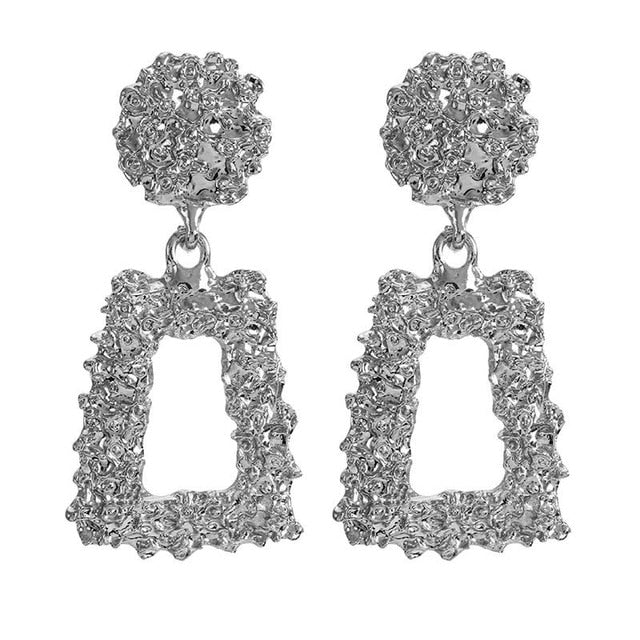 Fashion Statement Earrings 2020 Big Geometric earrings For Women Hanging Dangle Earrings Drop Earing modern Jewelry