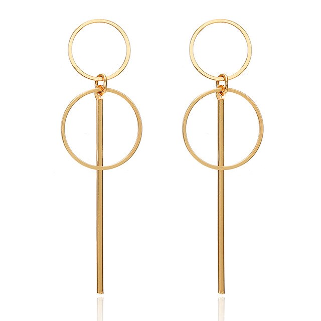 Fashion Statement Earrings 2020 Big Geometric earrings For Women Hanging Dangle Earrings Drop Earing modern Jewelry