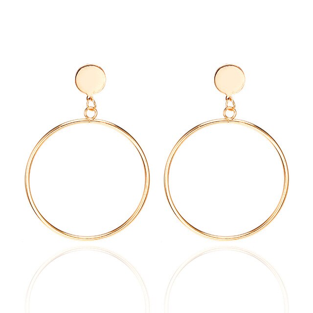 Fashion Statement Earrings 2020 Big Geometric earrings For Women Hanging Dangle Earrings Drop Earing modern Jewelry