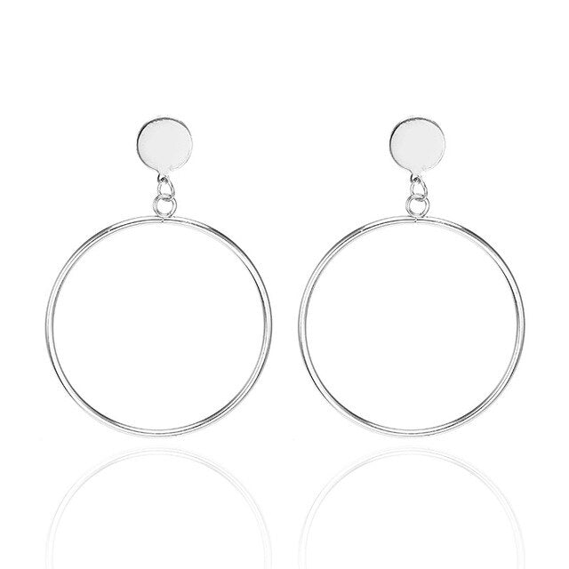 Fashion Statement Earrings 2020 Big Geometric earrings For Women Hanging Dangle Earrings Drop Earing modern Jewelry