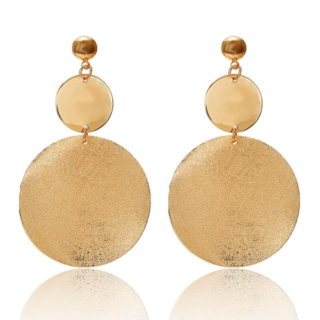 Fashion Statement Earrings 2020 Big Geometric earrings For Women Hanging Dangle Earrings Drop Earing modern Jewelry