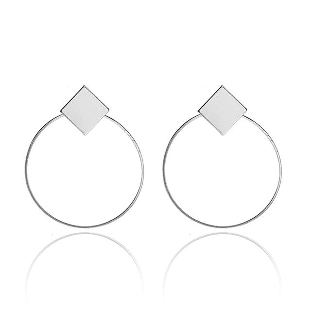 Fashion Statement Earrings 2020 Big Geometric earrings For Women Hanging Dangle Earrings Drop Earing modern Jewelry