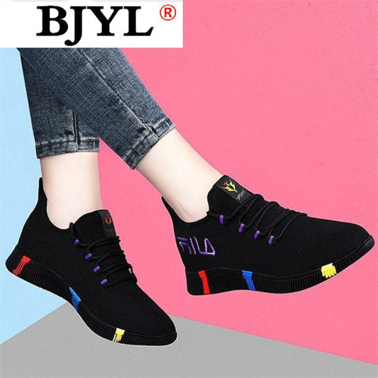 2020 New Spring Women casual shoes Breathable Mesh platform Sneakers Women New Fashion mesh sneakers shoes woman tenis feminino