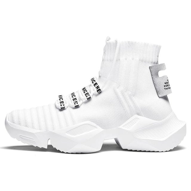 Oversize High Top Platform Men's Shoes Sport Sneakers Socks Mens Running Shoes Men Sports Sneakers Non-slip Breathable GMB-0155