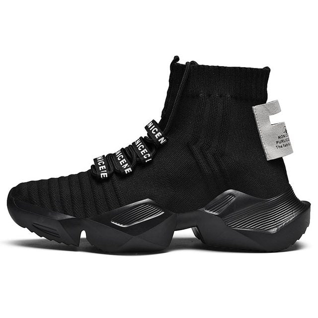 Oversize High Top Platform Men's Shoes Sport Sneakers Socks Mens Running Shoes Men Sports Sneakers Non-slip Breathable GMB-0155