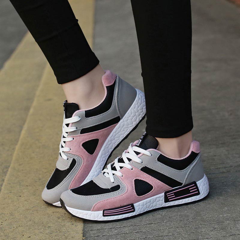Sport Shoes Woman Sneakers Breathable Platform Women Running Lace-up Outdoor Casual Zapatos De Hombre
