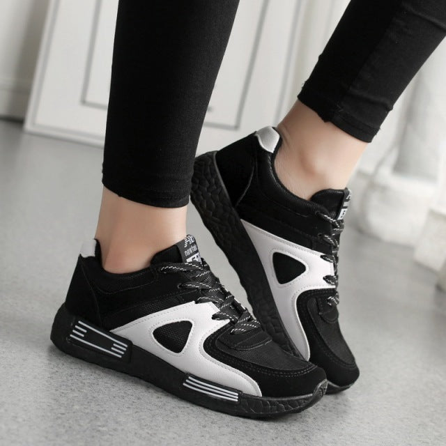 Sport Shoes Woman Sneakers Breathable Platform Women Running Lace-up Outdoor Casual Zapatos De Hombre