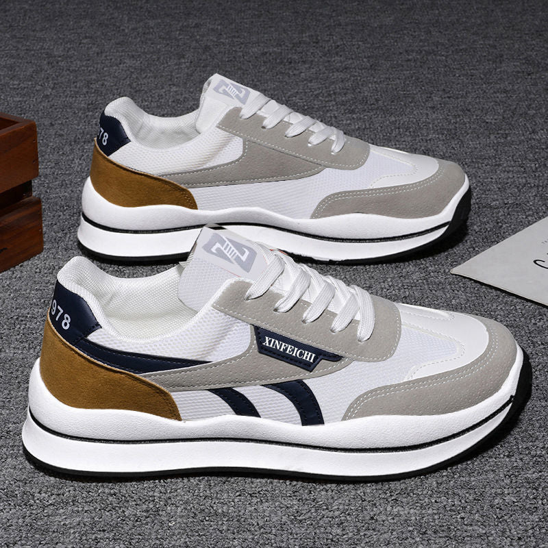 Popular Fashion Versatile Korean Style Sneakers Comfort and Casual Men's Running Shoes Breathable Mesh Shoes Shoes Men Sneakers