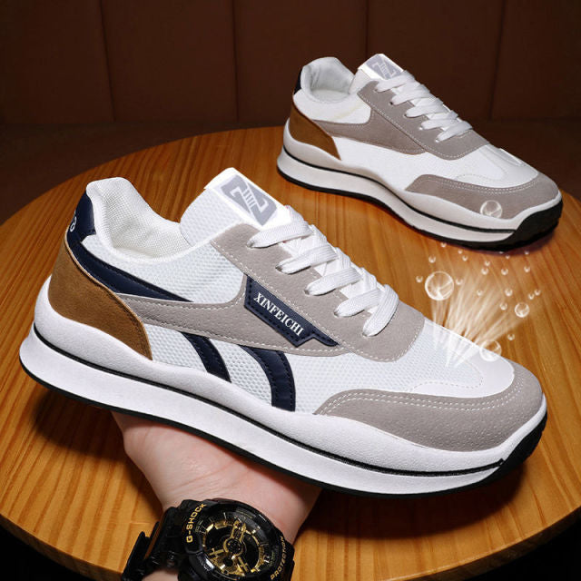 Popular Fashion Versatile Korean Style Sneakers Comfort and Casual Men's Running Shoes Breathable Mesh Shoes Shoes Men Sneakers