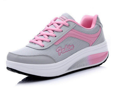 Koovan Women's Mesh Sneakers 2022 New Sports Leisure Slope Shake Screen Cloth Footwears For Women's Shoes Slip-on Women's Shoes