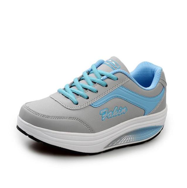 Koovan Women's Mesh Sneakers 2022 New Sports Leisure Slope Shake Screen Cloth Footwears For Women's Shoes Slip-on Women's Shoes