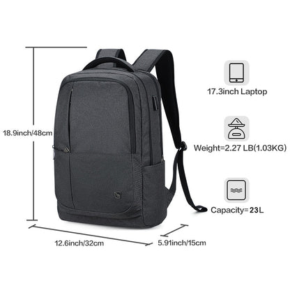 OIWAS 17 Inch Laptop Backpack With USB Charging Men&#39;s Backpacks Large Capacity Business Daypack Bookbag For Women Teenage Travel