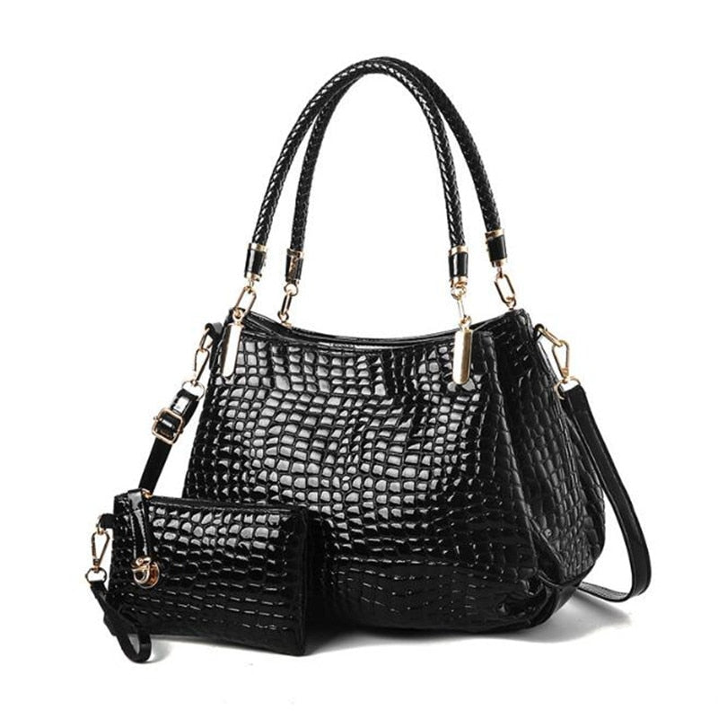 Famous Designer Brand Bags Women Leather Handbags  Luxury Ladies Hand Bags Purse  Shoulder Bags Bolsa Sac Crocodile Bolsa