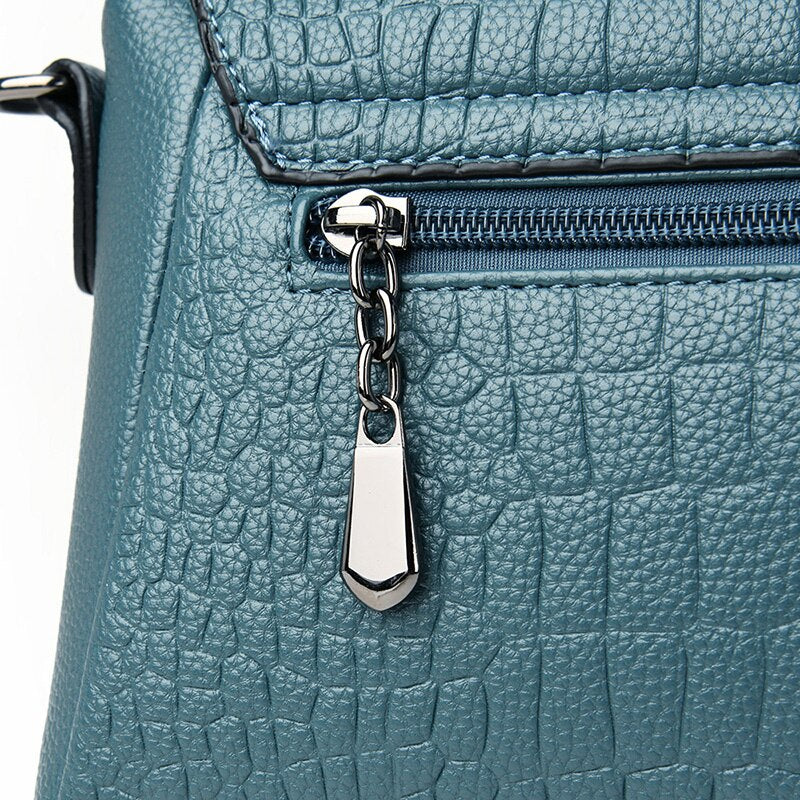 New Elegant Shoulder Bag Girl Fashion Crossbody Bags In Soft Leather Messenger Bag Women Luxury Handbags Designer Sac A Main