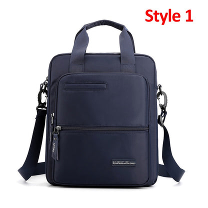 Men Waterproof Shoulder Bag High Quality Nylon Handbag Business Office Crossbody Bags Casual 13 inch Men&#39;s Tote Handbags XA98C